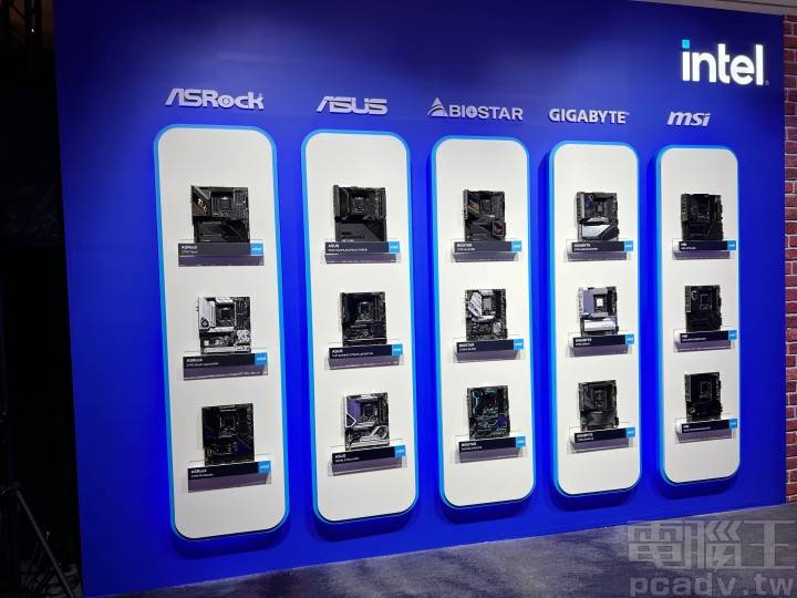 Intel Taiwan Open House现场直击，Z790主板一字排开，Arc显示卡实体终于现身！