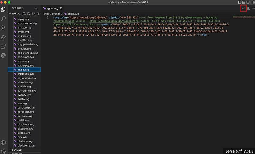 梅问题-VS Code 安装 SVG Preview，让在VS Code底下就可直接预览图档