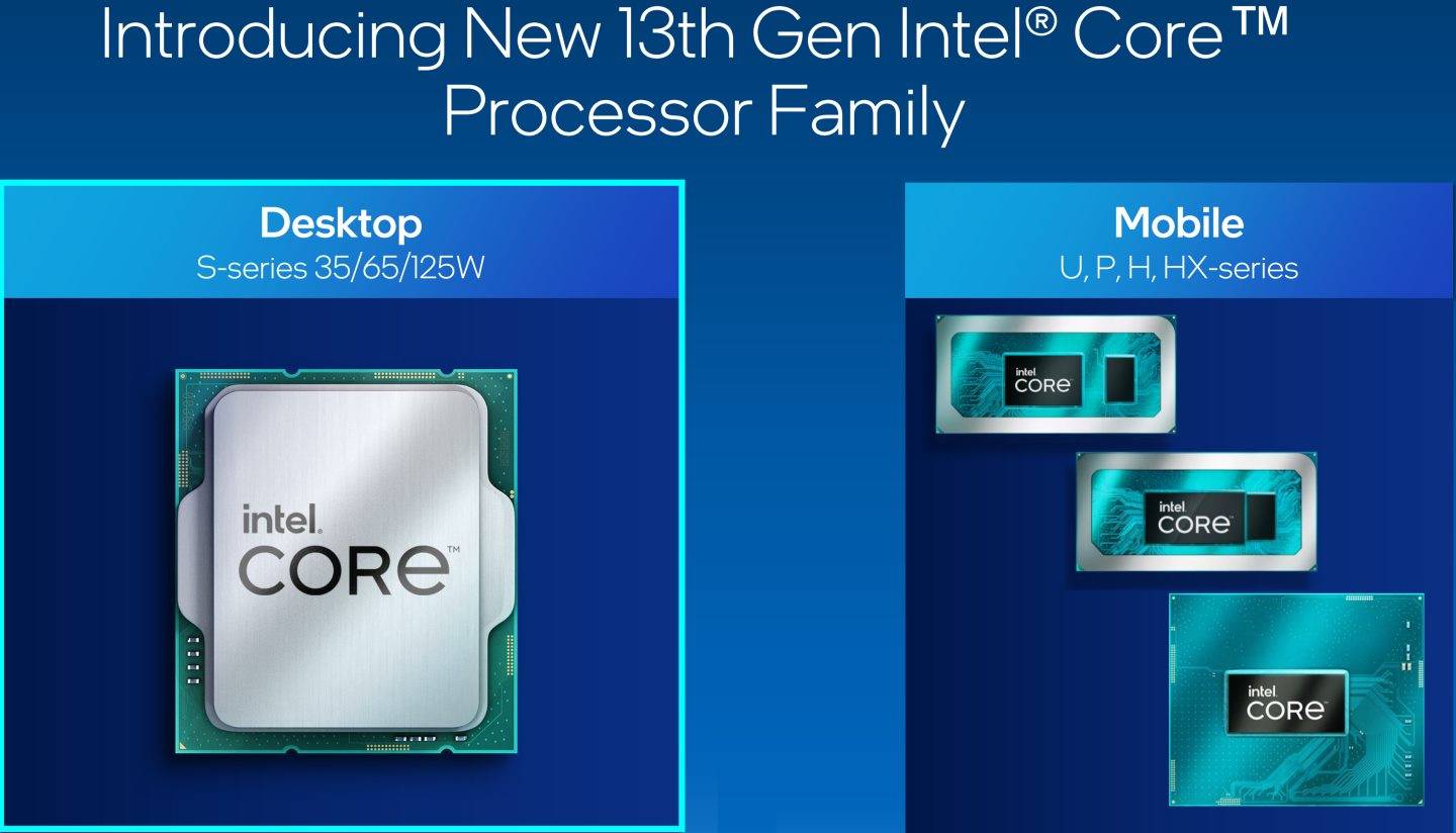 这次Intel率先发表代号为Raptor Lake的第13代Core i桌上型处理器，具有35/65/125W等3种TDP层级。