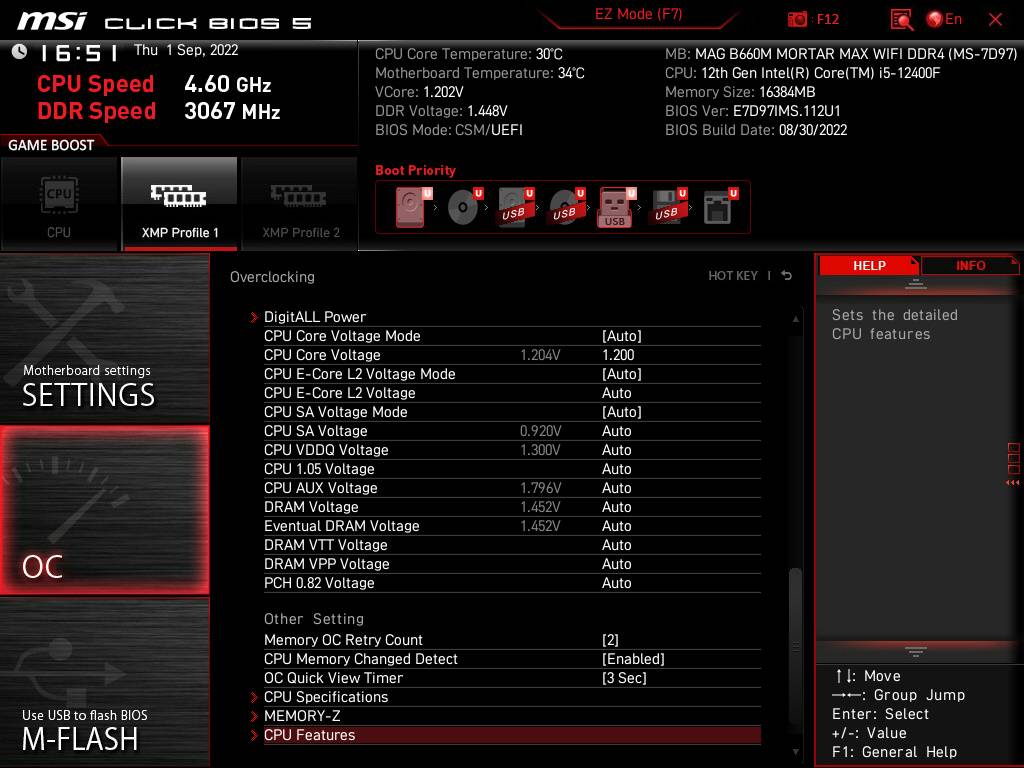 MSI MAG B660M MORTAR MAX WIFI DDR4 主板开箱评测