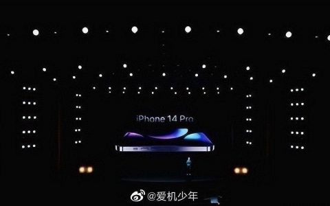 iPhone 14发布会现场图疑外流！ Pro版惊叹号挖孔、新紫色证实了？