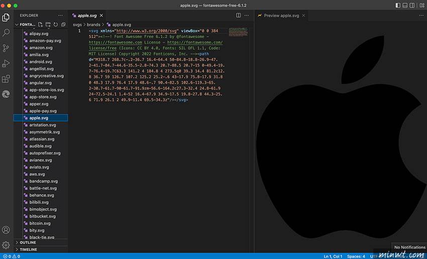 梅问题-VS Code 安装 SVG Preview，让在VS Code底下就可直接预览图档