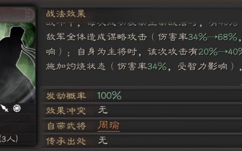 《三国志 战略版》7大火攻战法