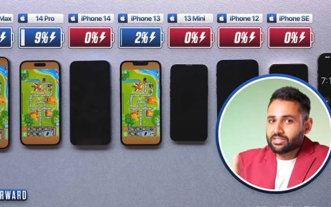 iPhone 14 / Pro续航力比较实测，8款新旧iPhone 谁撑得最久？