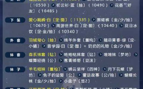 奇迹暖暖夏夜星空搭配攻略 （满天繁星夏夜星空高分怎么搭配）