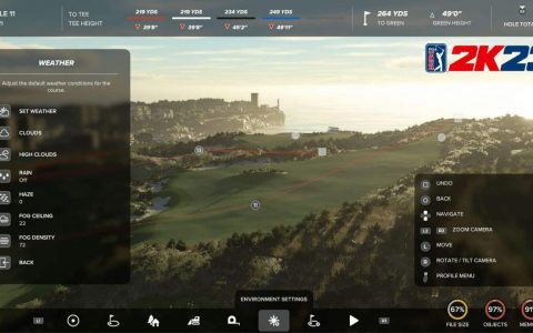 《PGA TOUR 2K23》球场设计师升级情报公开