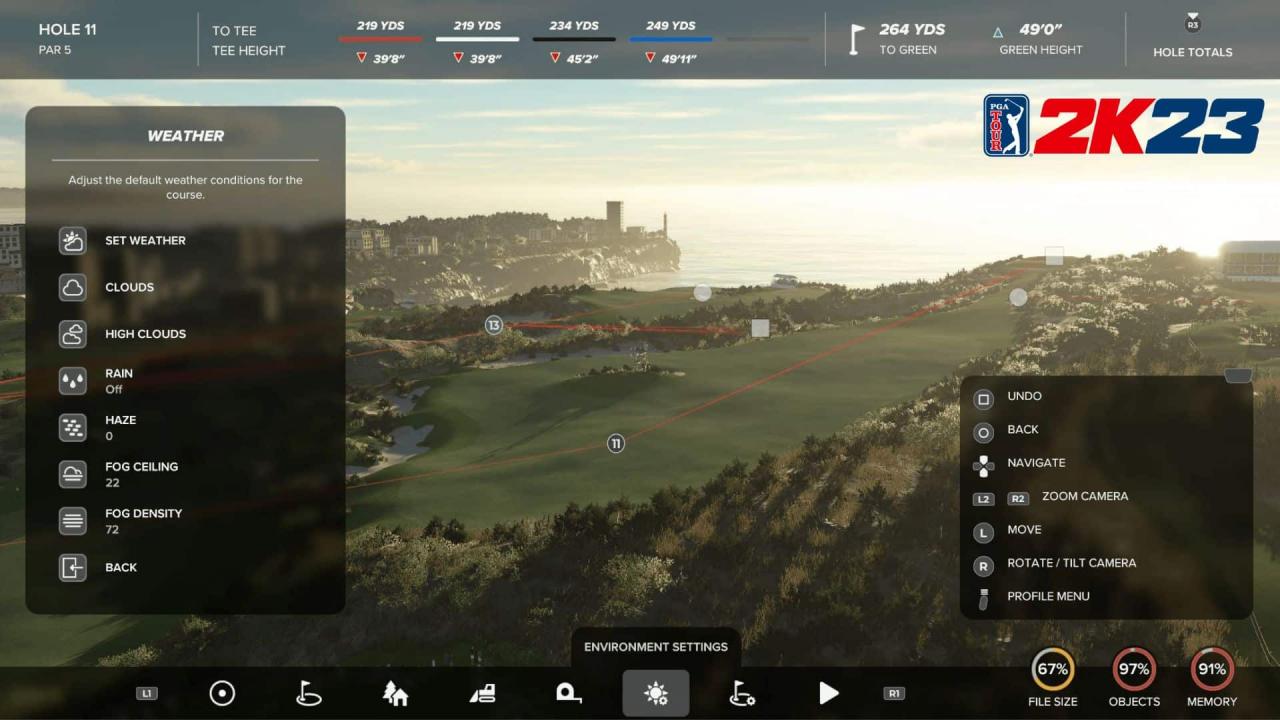 《PGA TOUR 2K23》球场设计师升级情报公开