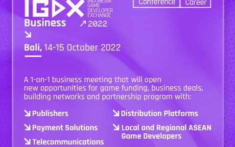 IGDX Business and Conference 2022将在巴厘岛举办！10月14日至10月16日期间举行！