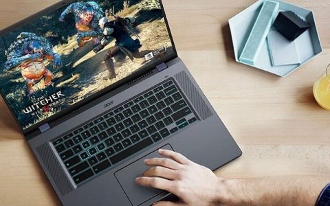 Acer Chromebook 516 GE 专为游戏打造，具备 120Hz 屏幕更新率、畅玩 NVIDIA GeForce NOW