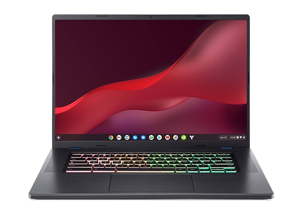 Acer Chromebook 516 GE 专为游戏打造，具备 120Hz 屏幕更新率、畅玩 NVIDIA GeForce NOW