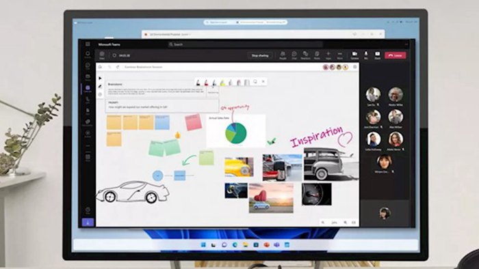 微软下一代「Windows 12」首张界面图意外曝光,上方有疑似「动态岛」