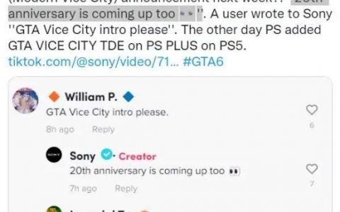 Sony也来玩暗示 《GTA 6》或即将公布