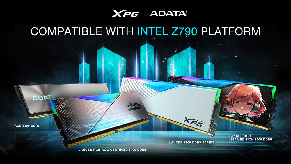 ADATA 暨 XPG 内存全面支持Intel最新Z790平台