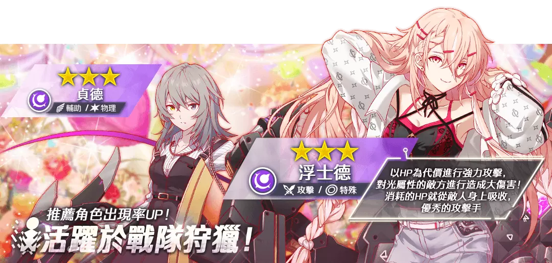 《ALICE Fiction漂眇群像》新玩法「战队狩猎」于本日举办！ 「百万DL突破活动」第2弹开跑
