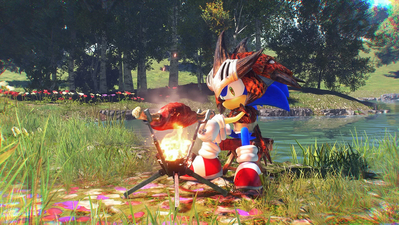 《索尼克 未知边境》×《魔物猎人》连动合作免费 DLC 雄火龙装&烤肉小游戏公开