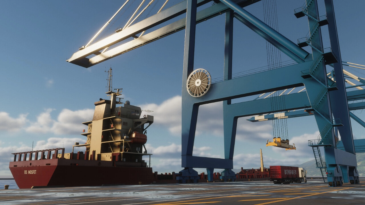 起重机模拟《Port Cranes：Container Age》发售日公开，成为操作员挑战各种任务