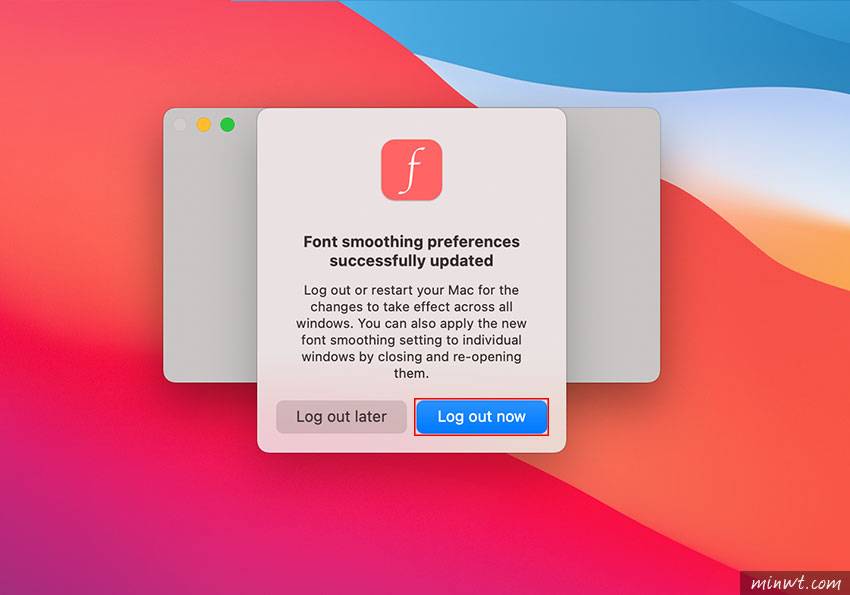 梅问题-透过Font Smoothing Adjuster小工具，关闭MAC预设文字平滑效果，让文字变得更细致更清晰