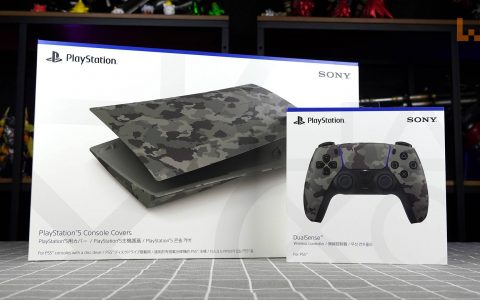 PS5迷彩外壳以及DualSense手柄开箱！迷彩外壳与手柄让主机绽放狂野异彩！