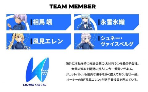 御姐萝莉大集合《汹涌海豚》相马飒与KAZAMI SEA TEC团队介绍
