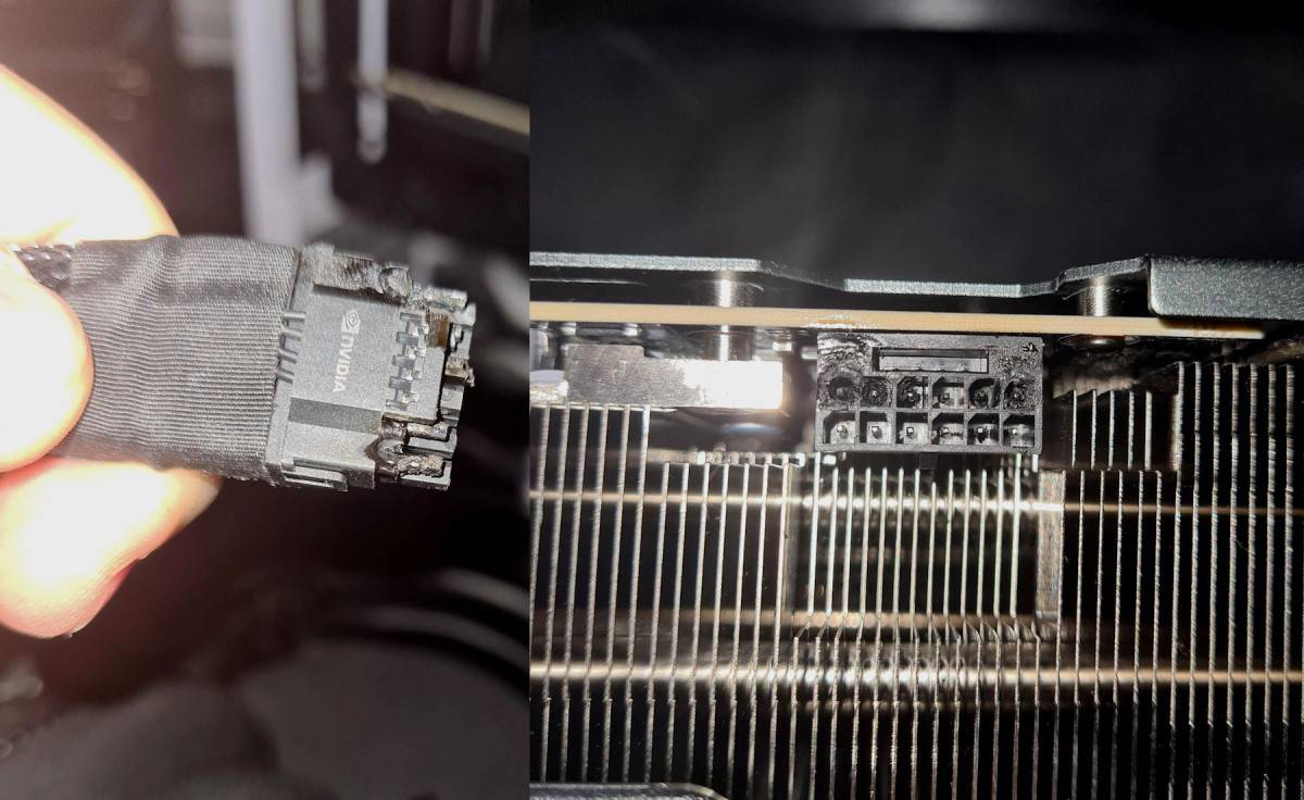部分RTX 4090用户反应遇到12VHPWR接头熔化问题