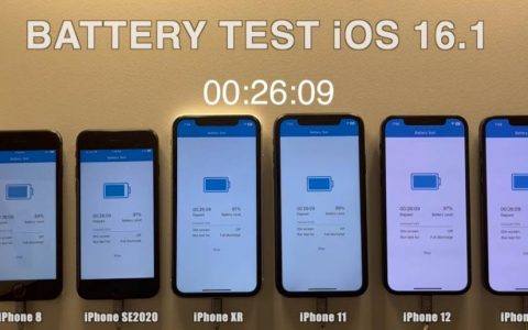 iOS 16.1 电池耗电实测，6 款 iPhone 续航力有变差吗？