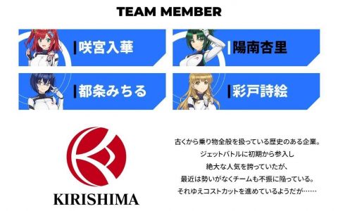 比基尼泳装美少女《汹涌海豚》咲宫入华与「KIRISHIMA」团队介绍