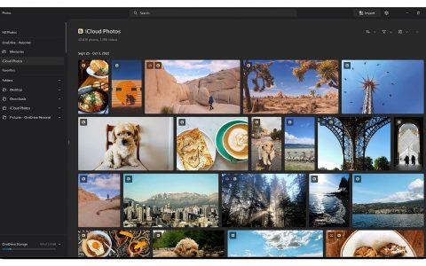 Windows 11 照片 app 即将整合 iCloud
