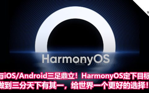与iOS/Android三足鼎立！HUAWEI HarmonyOS定目标：做到三分天下有其一，给世界一个更好的选择！