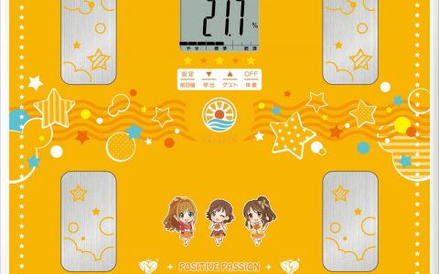 Tanita x《偶像大师 灰姑娘女孩》第六弹合作商品「Positive Passion 声音体组成计」开放预购