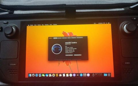 不需要破解，Steam Deck 也能执行 macOS 系统！