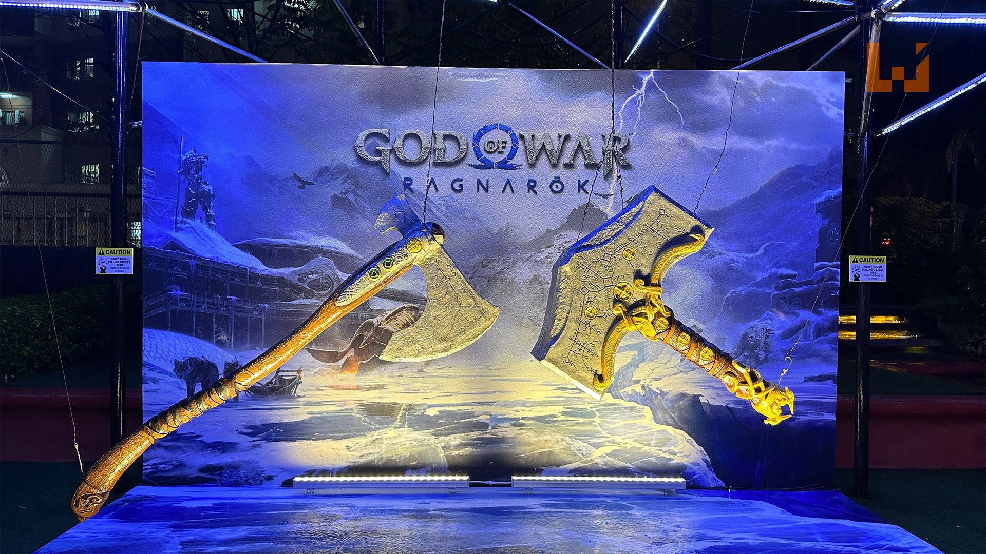 《God of War Ragnarok》大马独家展览体验！快来与奎托斯和阿特柔斯的巨型壁画合照吧！
