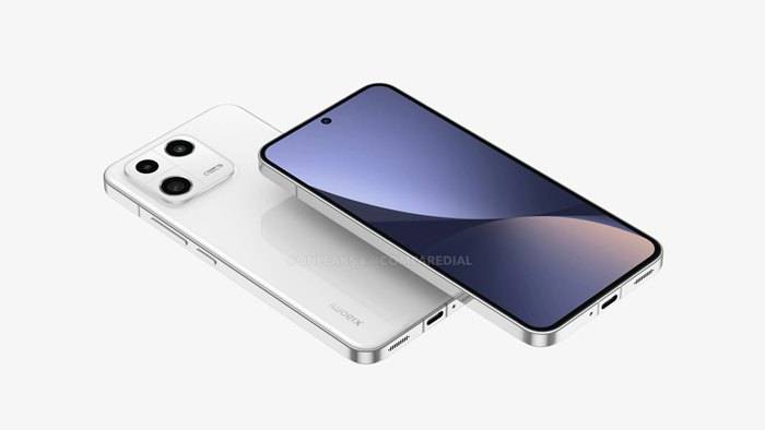 小米13标准版算绘图曝光：类似iPhone 14的铝制直边框，后置相机模组近方形