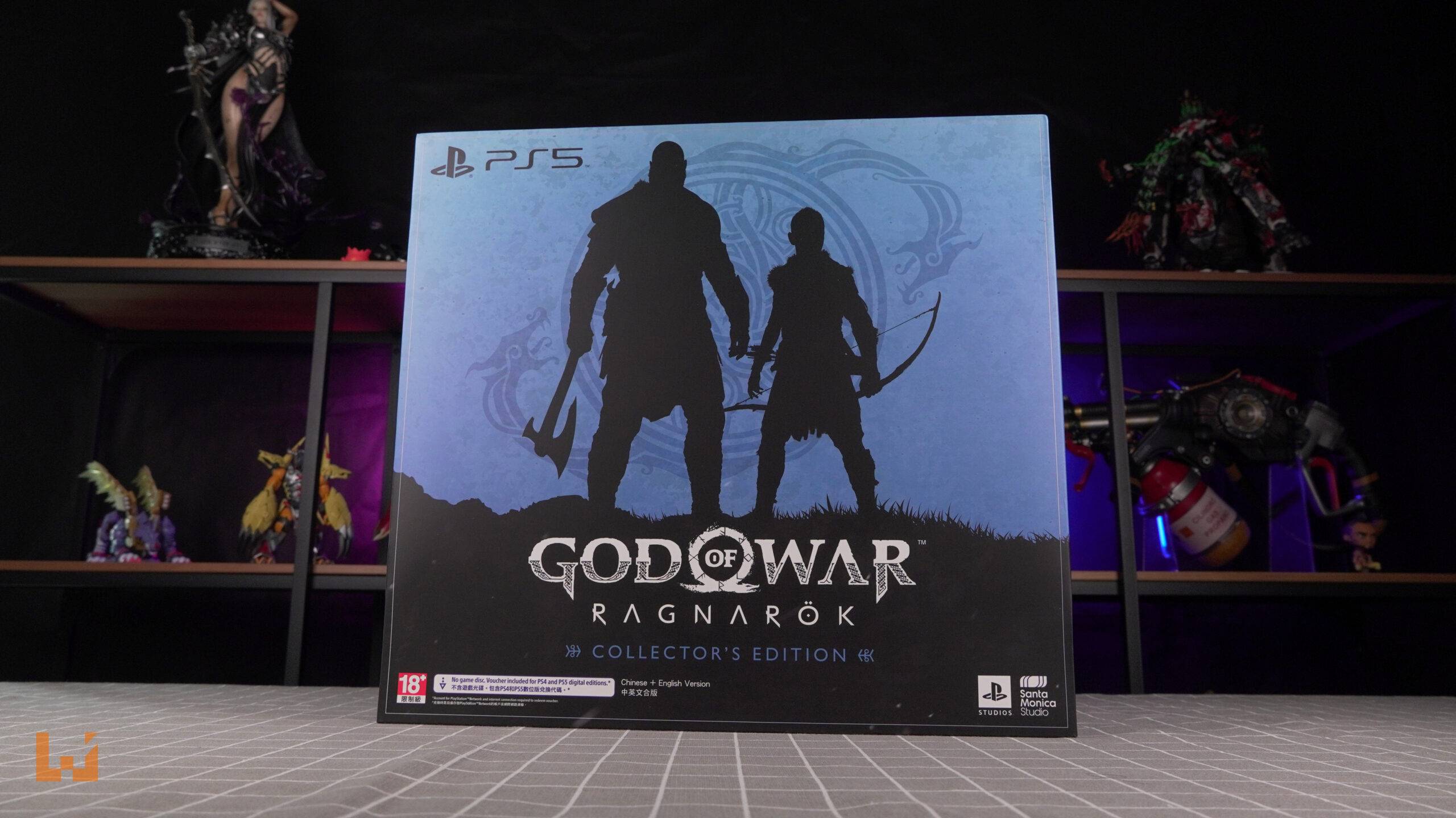 《God of War: Ragnarok》Collector’s Edition开箱！这16寸大的雷神之锤，真的很诱人！