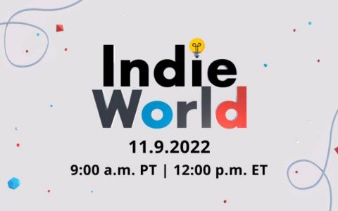 我准备好了！任天堂最新一期「Indie World」直播会面宣布将在 11 月 10 日举办！