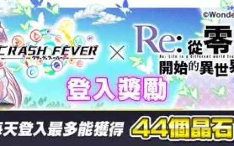 《CRASH FEVER》×《Re：从零开始的异世界生活》合作活动举办！ 爱米莉雅与雷姆再次登场！