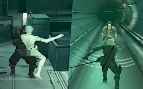 《潜龙谍影2》专业模组将游戏改成自由追背视角 零死角欣赏雷电翘臀