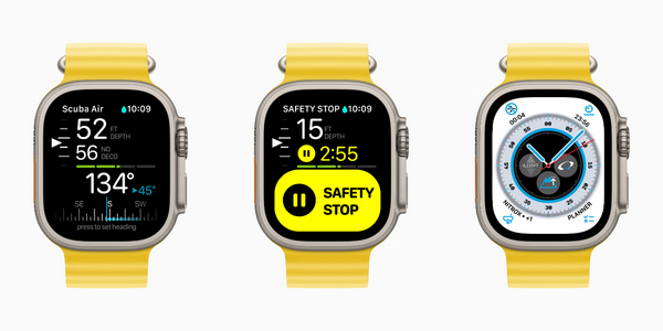 Oceanic+ app正式推出，用Apple Watch Ultra潜进新深度