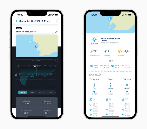 Oceanic+ app正式推出，用Apple Watch Ultra潜进新深度