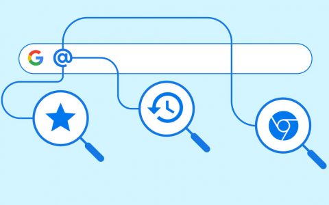 Chrome 浏览器新功能，在网址栏上更轻松地搜索书签、历史记录和分页