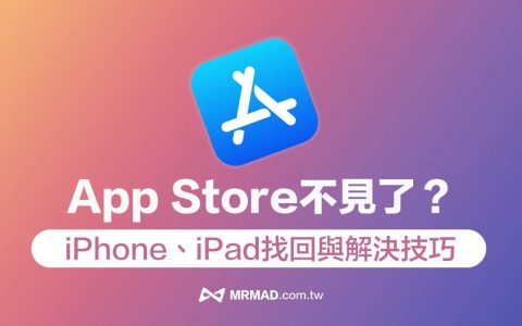 App Store不见了怎么办？ 6招解决iPhone/iPad App Store 遗失方法