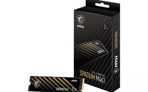 扩大PCIe 4.0 NVMe产品选择性，MSI推出Spatium M461、M452、M453固态硬盘