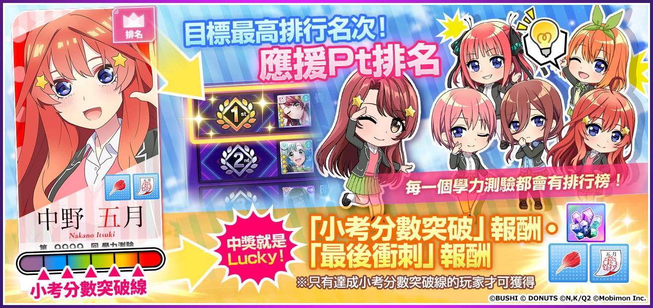 《D4DJ Groovy Mix 电音派对》X《五等分的新娘∫∫》连动开催！ 连动活动「五等分的理由」正式登场！