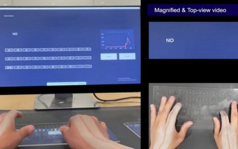 这款喷雾式智能皮肤运用人工智能技术让你不用键盘也能打字