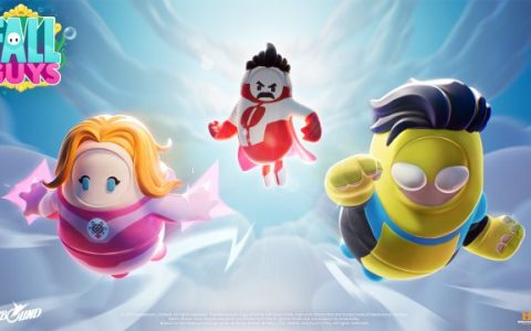 《糖豆人》⨉《无敌少侠》联名活动换造型 虽然看起来就像是全能人追着玩家进行大逃杀...？