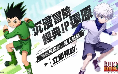 《猎人×猎人》双平台事前预约中 体验念能力滤镜再抽大奖与精美周边