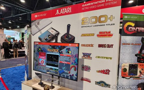 复古迷你主机商My Arcade将推出纪念Atari五十周年的三款游戏主机