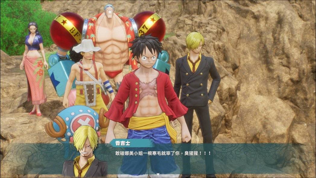 做成 JRPG 的优势，是能够增加团队之间人物的交互演出。 图/笔者游戏内截图