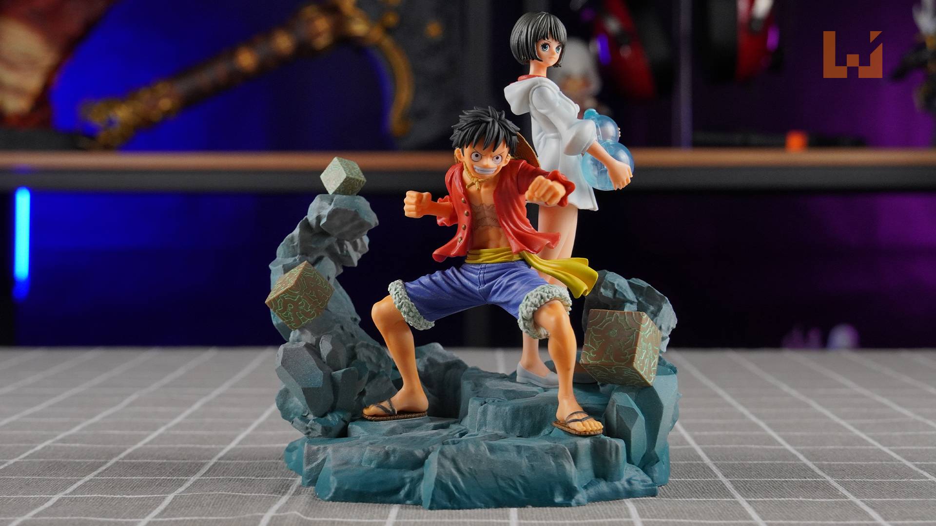 《One Piece Odyssey》典藏版开箱！路飞和莉姆手办做得超级精致！