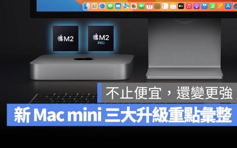 M2、M2 Pro 版 Mac mini 三大升级重点汇整，不只便宜还变的更强！