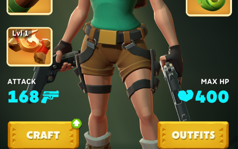 手游《Tomb Raider Reloaded》即将发布！现在预约还可获得特殊双枪作为奖励！